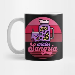 Retro Sunset Winter Sangria Mug